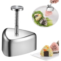 Triangle Onigiri Mold, Stainless Steel Rice Ball Mold Sushi Maker, Classic Triangle Mold Metal Onigiri Maker Sushi Maker for Kids Lunch Bento and Home DIY Kitchen