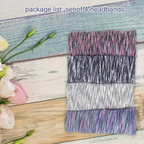Bandeau Cheveux Femme Bandeaux Pour Cheveux Antidérapant Headband Elastique A