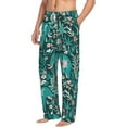 thumbnail image 2 of Bingfone Lephants In The Jungle Mens All Over Print Sleep Pajama Pants-Large, 2 of 9