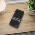 thumbnail image 5 of DistinctInk Clear Case for Apple iPhone 13 PRO (6.1" Screen) - Addicted to Drums, 5 of 9
