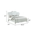 thumbnail image 5 of Landmark Traditional Button-Tufted King 4PC Bedroom Set Made With Wood in Silver, 5 of 16