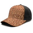 thumbnail image 2 of Leopard Print Baseball Cap Adjustable Size – Stylish Spliced Design Trucker Hat, Dad Hat with Full Print Front & Brim, Breathable Cotton Blend Snapback for Sports, Travel & Daily Wear, 2 of 3