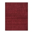 thumbnail image 2 of Rugsotic Carpets Hand Knotted Wool Area Rug 3'x5' Dark Red Solid Rectangle Indoor Rug for Living Room, Bedroom Antimicrobial L00111, 2 of 7