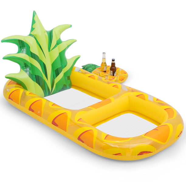 MoNiBloom 3-in-1 PVC Inflatable Pool Floats with Drink Holder ...