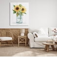 thumbnail image 2 of Stupell Industries Yellow Sunflowers Country jar Graphic Art Gallery Wrapped Canvas Print Wall Art, Design by Livi Finn, 2 of 7