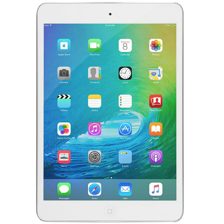 Restored | Apple iPad Mini 2 | 7.9-inch | Wi-Fi Only | 32GB | Silver |  Bundle: Pre-Installed Tempered Glass, Case, Rapid Charger,  Bluetooth/Wireless 