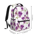 thumbnail image 2 of Easygdp Orchids Flowers Mochila Ergonómica Versátil para Laptop - Múltiples Bolsillos, Correas Ajustables, Unisex para Escuela, Viajes y Actividades al Aire Libre-One Size, 2 of 5