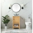 thumbnail image 6 of 19 inch single bathroom vanity in natural wood, 6 of 8