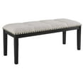 thumbnail image 1 of Picket House Furnishings Banc Rembourré Bradley en Noyer, 1 of 4