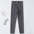thumbnail image 2 of Girls Athletic Leggings Kids Dance Running Yoga Pants Workout Dance Tights 6-7 Years,Dark Gray Caqnni, 2 of 2