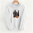 thumbnail image 4 of Halloween Spooky Season Hoodies Women Ghost Graphic Long Sleeve Shirt Halloween Oversized Pullover Tops, 4 of 5