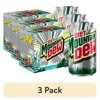 (3 pack) Diet Mountain Dew Citrus Soda Pop, 12 fl oz, 24 Pack Cans