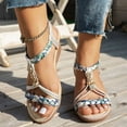 thumbnail image 2 of IUJSOY Wedge Espadrilles for Women Open Toe Bohemian Sandals Casual Summer Slingback Heels, 2 of 8