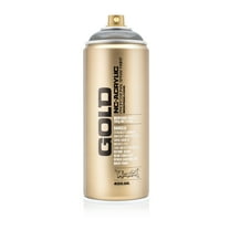 Montana Cans GOLD Spray Paint, 400ml, Transparent, Black