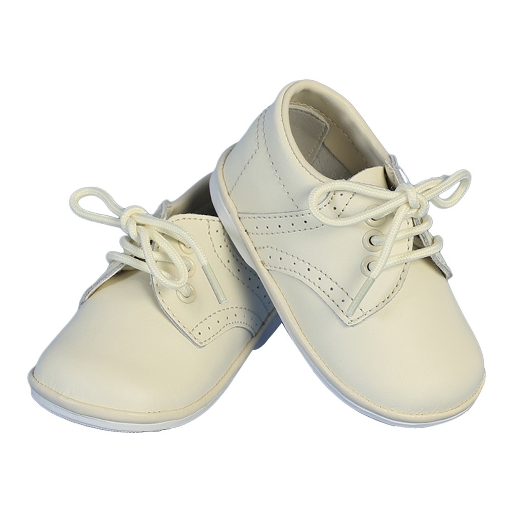 ivory christening shoes