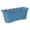 Blue, variant on VKLU 12 Inch Rectangular Planter, Wavy Edge Plastic Window Box Flower Pot with Drainage Hole for Indoor Outdoor Herbs, Beige