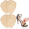 thumbnail image 2 of Almohadillas metatarsianas para mujer (2 pares) Alivio del dolor y comodidad durante todo el día Talla única para plantillas de zapatos para mujer (Beige), 2 of 5
