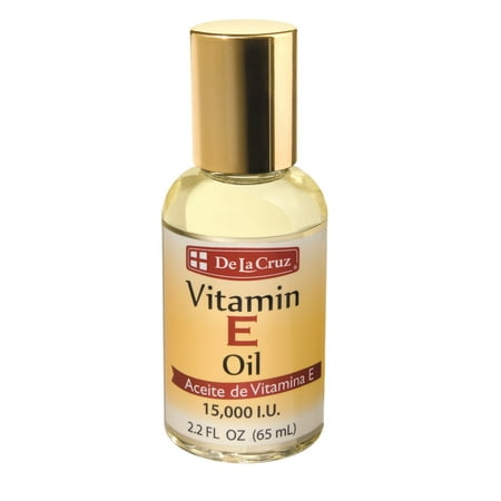 (2 Pack) De La Cruz Vitamin E Oil, 2.2 fl oz (Best Vitamins For Dry Eyes)