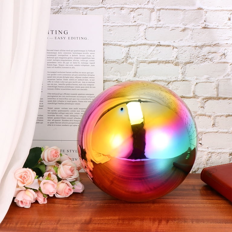 Gold Ball Gazing Ball Garden Mirrors Garden Hemisphere Ball Mirror ...