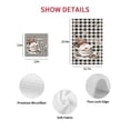 thumbnail image 7 of Coffee Gnomes Kitchen Dish Towels for Drying Dishes Set of 2, Farmhouse Brown Bean Plaid Black Grey Waffle Weave Microfiber Hand Tea Bathroom Towels Quick Dry & Absorbent Towel 12x12, 7 of 7