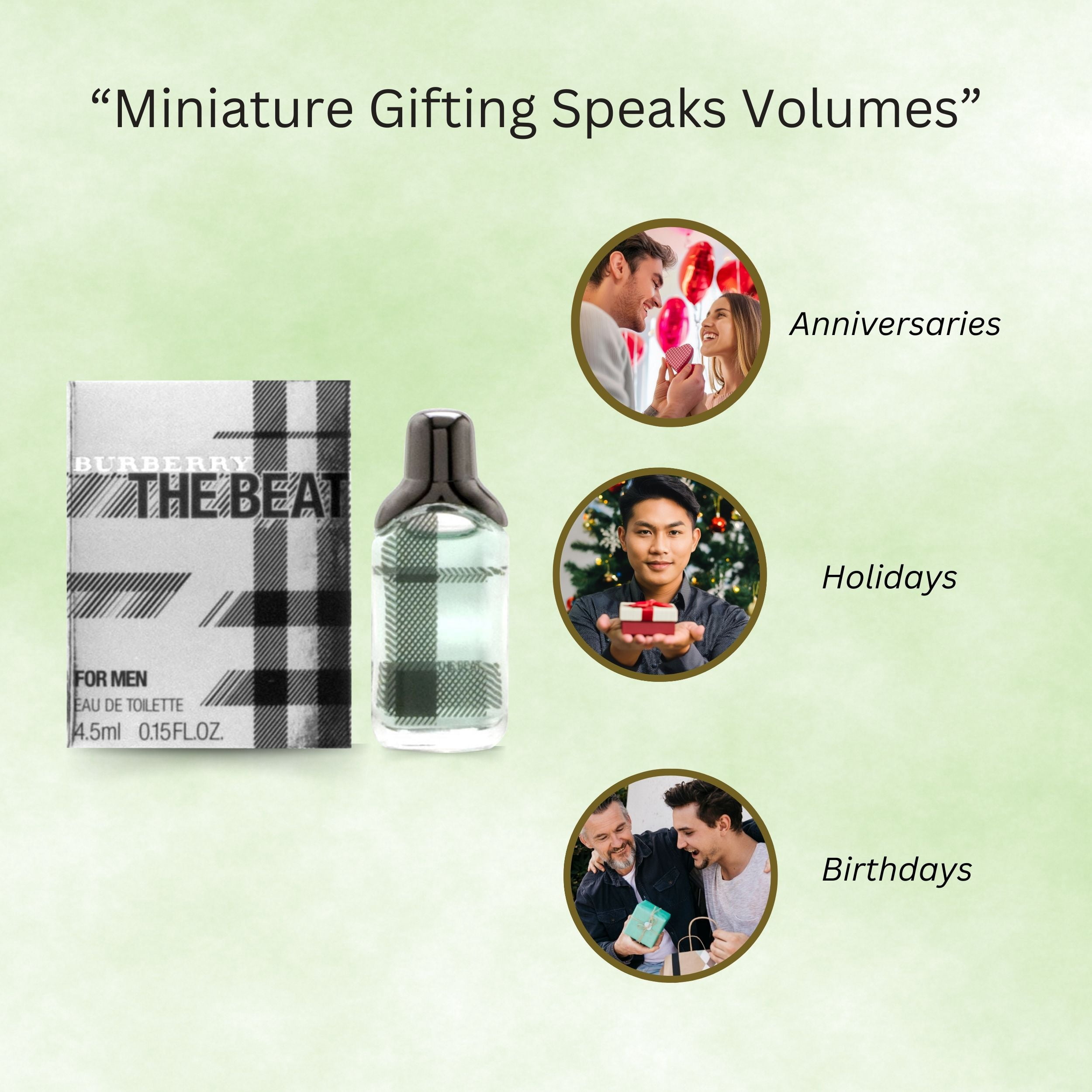 Burberry The Beat Men's Perfume - 0.15 oz Eau de Toilette Miniature  Collectible - Walmart.com