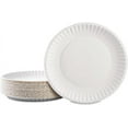 thumbnail image 4 of Paper Plates 9 inch, Bulk Everyday Uncoated White 9” Disposable Plate, 1000 Count, 4 of 6
