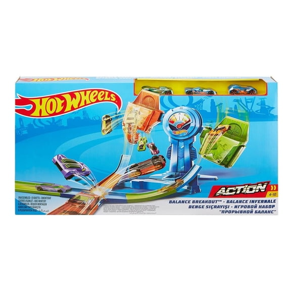 Pista Hot Wheels Mattel equilibrio extremo