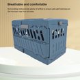 thumbnail image 4 of Large Capacity Foldable Cat Crate with Breathable Ventilation, Easy Installation, Travel Pet Carrier for Outdoors Trip, Foldable Design, 4 of 8