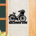 thumbnail image 3 of Handmadetneonsign Bike House Number Metal Wall Art LED Light Personalized Bike Sign Home Decor 63297, 3 of 5
