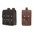 thumbnail image 1 of 2 Uds., Riñonera, Riñonera, Accesorios de Bolsillo para Viajes, Cosplay, Festivales, Deportes, Caminar L Marrón Oscuro y S Marrón Salvador riñonera para hombre, 1 of 10