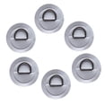 thumbnail image 1 of 2x6 Piezas Almohadilla / Parche De Anillo En D De Acero Inoxidable Para Bote Inflable De PVC Gris Sunnimix Almohadilla de anillo en D para kayak, 1 of 7