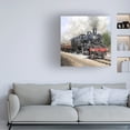 thumbnail image 2 of The Macneil Studio 'Steam train Square' Canvas Art, 2 of 4