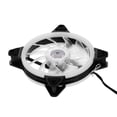 thumbnail image 4 of Graflsoa 120mm RGB PC Case Cooling Fan Set - 3 Pack, Hydraulic Bearing, 1300 RPM, 12V DC, Silent Operation, Durable 20,000 Hours Lifespan, Includes Mounting Screws, 4 of 6