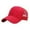 Red, variant on Trucker Hat Baseball Cap Structured Plain Design 6 Panel, Adjustable Size Navy One Size