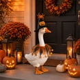 thumbnail image 5 of Sruoe Porch Goose Outfits, Porch Goose Clothes, 23 Inch Cement Goose Clothes Dress, Duck Clothes for Spring Easter Holiday Outdoor Garden Yard Lawn Patio Statue Decor, 5 of 6