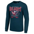 thumbnail image 2 of Men's Starter Navy Columbus Blue Jackets Team Logo Graphic Long Sleeve T-Shirt, 2 of 3