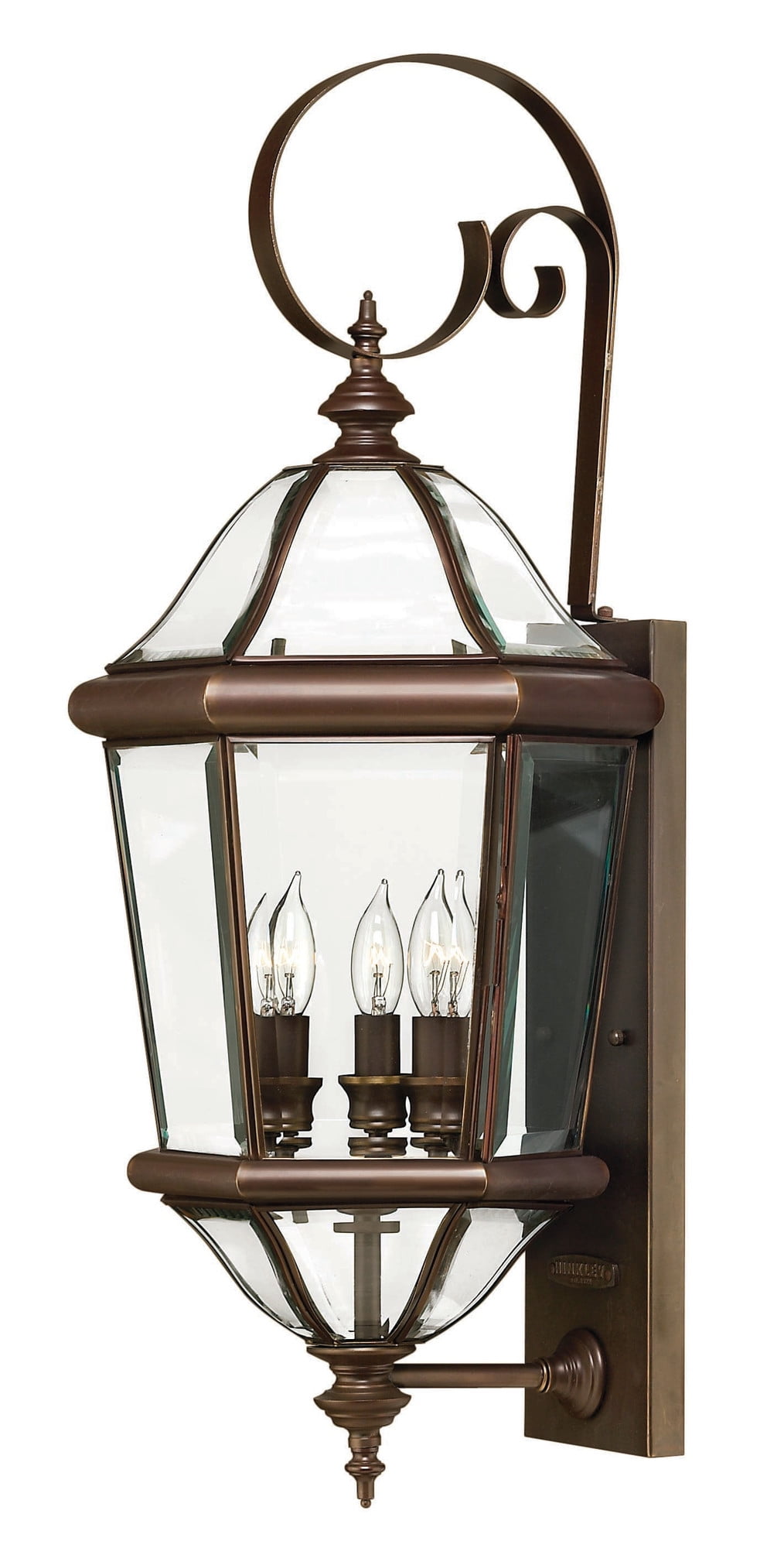 Hinkley Lighting H2454 27" Height 3 Light Lantern Outdoor Wall Sconce