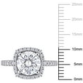 thumbnail image 2 of Everly Women's Created Moissanite 10K White Gold Engagement Ring, 2 of 8