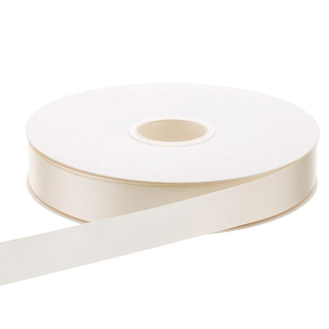 Uklsqma Polyester Satin Ribbon 2.5Cm Width 80M Length Solid Color Durable Gift Wrapping Ribbon Webbing for Bouquets Cake Boxes Floral Decorations and Craft Projects