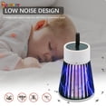 thumbnail image 6 of Spencer Rechargeable Mosquito Killer USB LED Light Electrc Electric Indoor Lamp Fly Bug Insect Zapper Trap Pest for Home Outdoor Camping (Gray - no switch), 6 of 9
