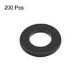 thumbnail image 3 of Arandelas planas de nylon de 10 mm de diámetro exterior y 1 mm de grosor para tornillos de 5 mm, negras, paquete de 200, 3 of 3