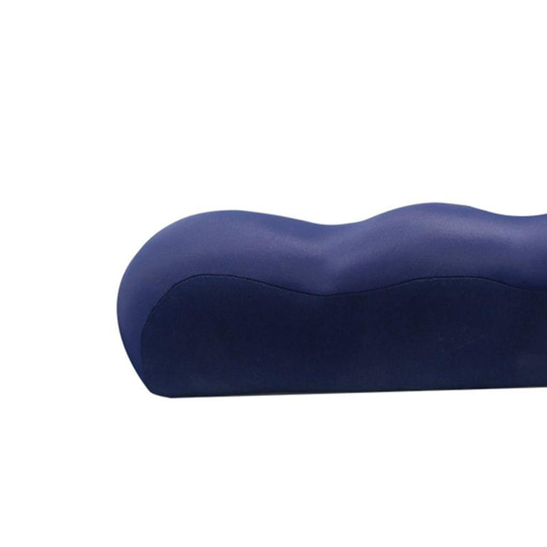 Leg Pillow for Sleeping Hip Pain Bolster Pillow for Legs Memory Foam Knee  Pillow Leg Elevating Support Pillow for Ankle Rest and Foot Comfort 17.7 x  6.7 x 4.3 Blue 