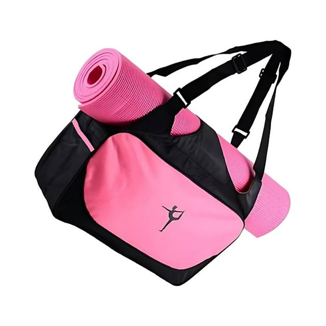 Destyer Yoga Mat Bag For Keeping Mat Clean And Protected Large Capacity Yoga Sport Bags pink 1Set