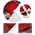 thumbnail image 2 of FMSHPON SnowflakesA Fir Tree Xmas Christmas Tree Skirt Stand Mat for Holiday Party Decoration Indoor Outdoor 36 inches, 2 of 6