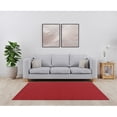 thumbnail image 3 of Garland Rug Brentwood Jasmine Chili Red Indoor Area Rug, 5' x 7', 3 of 6