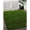 thumbnail image 2 of Ahgly Company Indoor Rectangle Contemporary Shamrock Green Area Rugs, 3' x 5', 2 of 6