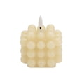 thumbnail image 1 of WAX LED CANDLE WITH LIFE-LIKE FLICKERING FLAME AND BUBBLE FINISH, 1 of 3