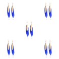 thumbnail image 2 of yingyy Dangle Earrings with Gold Color Small Earrings for Women blue 5Set, 2 of 6