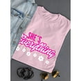 thumbnail image 2 of She's Everything Quote T-shirt Women's -SmartPrintsInk Designs, 2 of 3