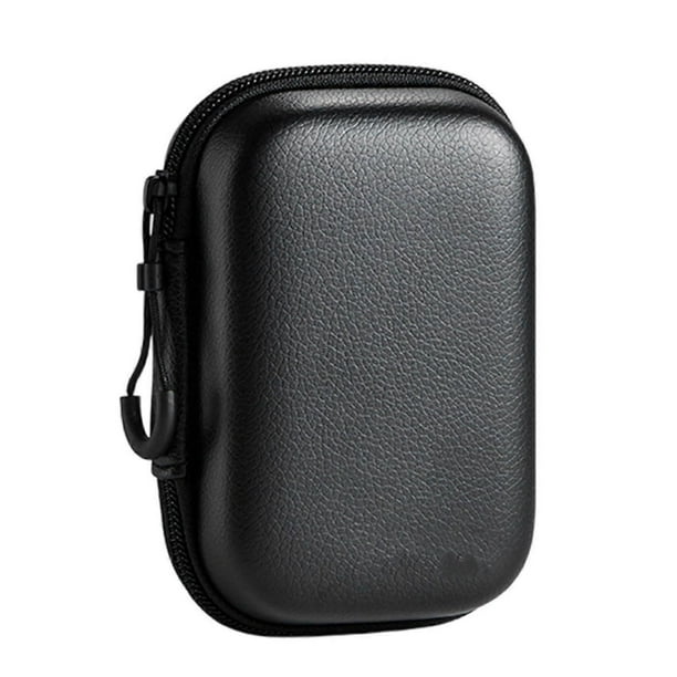 Camera case, storage box, organizer, waterproof Oxford fabric, for cameras, accessories, and travel, large black lychee P, 12*9*4cm Ref: 7798